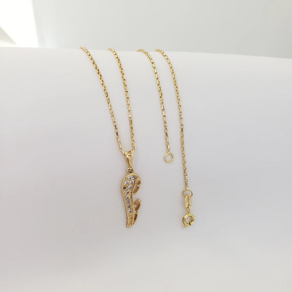 Cadena De Dama De Tejido Aros de 50-1mm de Grosor + Dije de La Rosa Mística + Envío Gratis