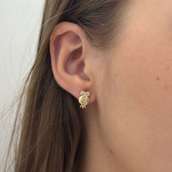 Topos De Dama Con Diseño De Búho Cristal