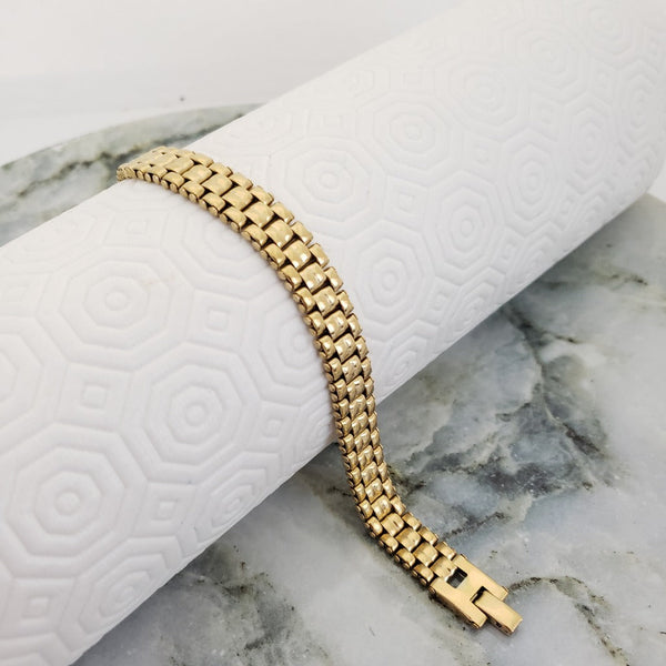 Esclava De Caballero De Tejido Rolex De 22cm-1cm De Grosor + Envío Gratis